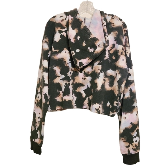 Wild Fable | Women's Tie Dye Cropped Hoodie Sweatshirt (Size XXL) - Picture 11 of 11